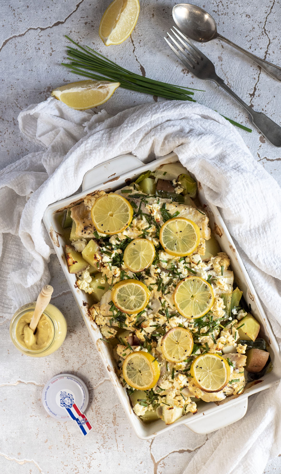 Lemon & Mustard Baked Cod